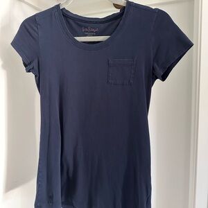 Lilly Pulitzer Navy Short Sleeve Tee XS